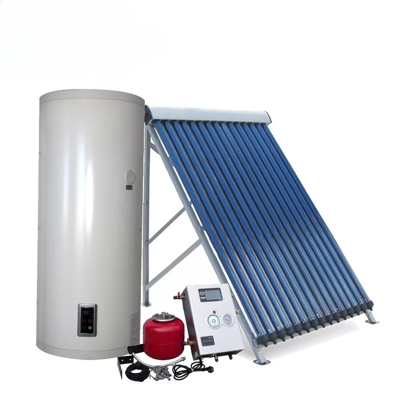 

150-500 liters vacuum tube heat pipe pressurized split solar water heater system