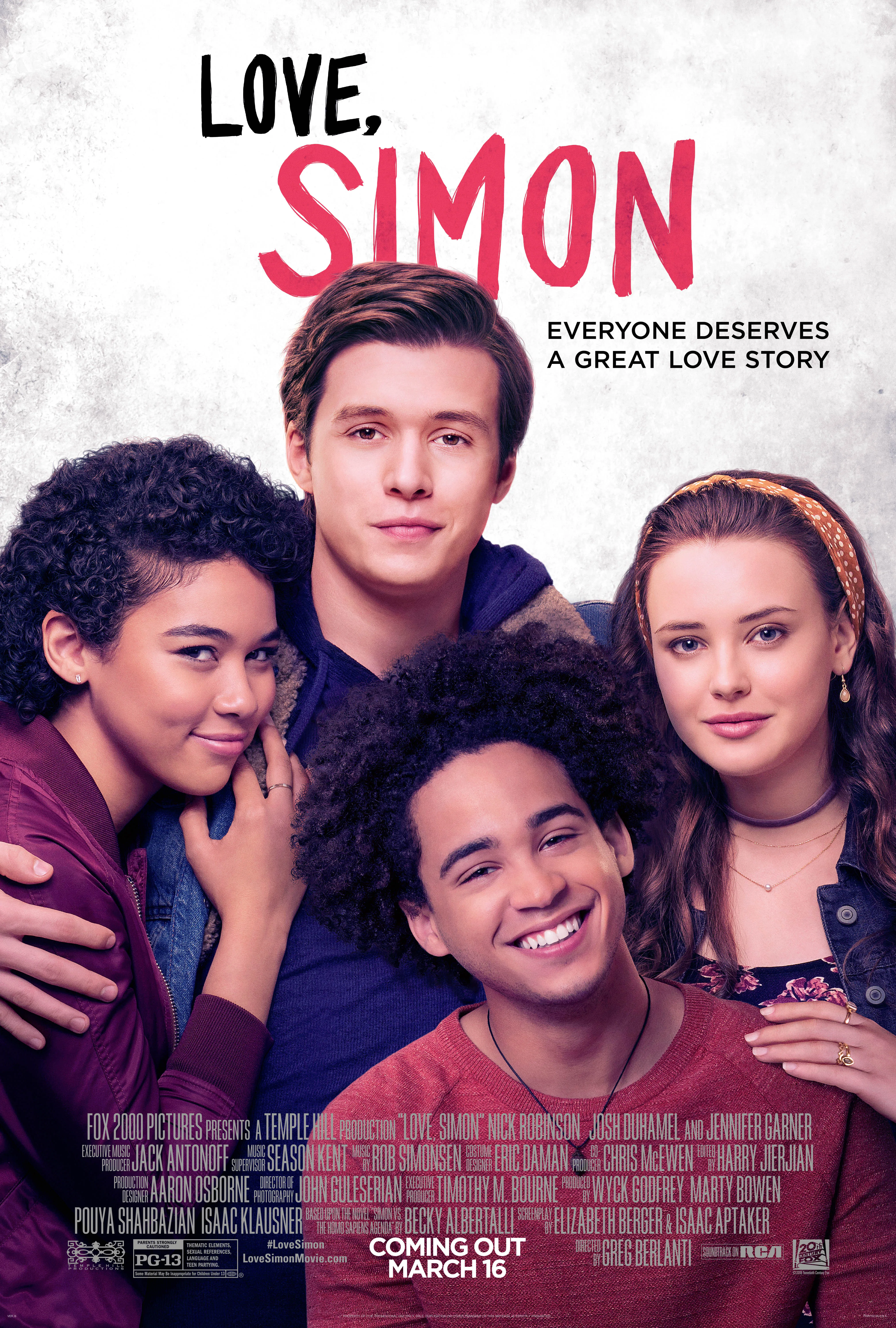 Movie Love, Simon (2018) POSTER Wandkunst Huisdecoratieve schildering