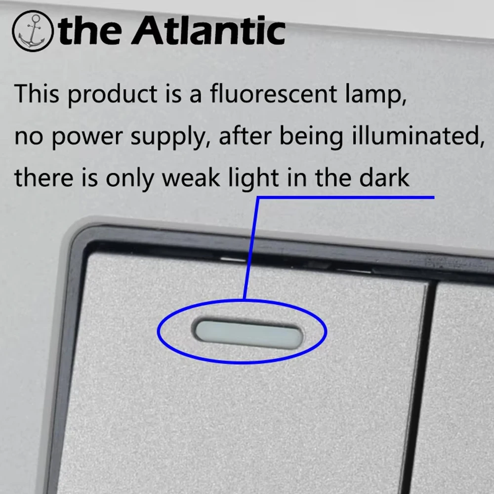 S Series-DIY Accessories Module DIY Gray Glass Frame 110V-250V EU France USB Wall Socket Light Switch RJ45 TV Module Frame