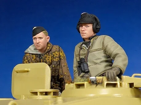 Figurine modèle GK en résine 1/35, 2 figurines, kit non assemblé et non peint