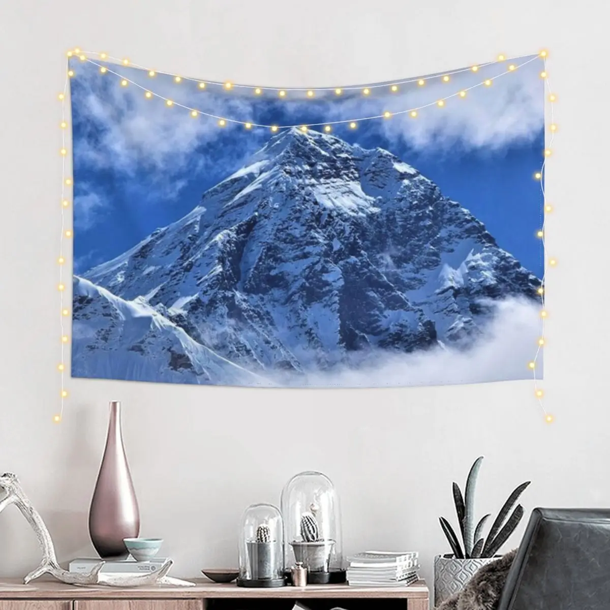 

Summit of Mount Everest in clouds Tapestry Decoration Room Home Decoration Tapestry