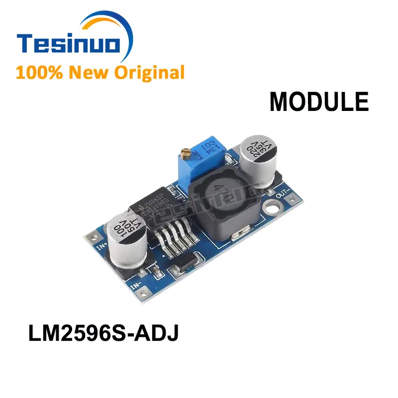1/PIECES New LM2596S DC-DC step-down power supply module 3A Adjustable voltage regulation 24V to 12V, 5V to 3V LM2596S-adj