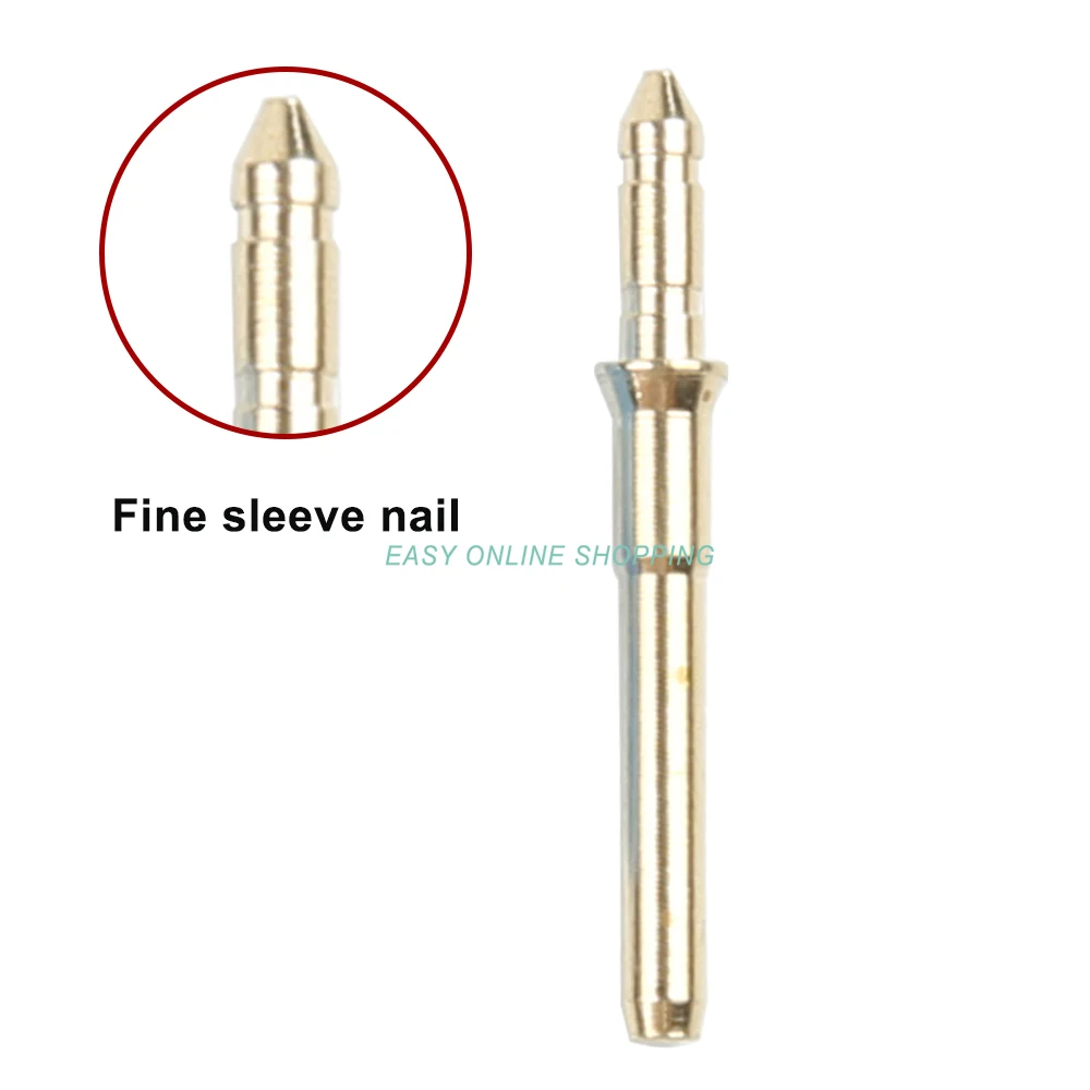 New 980 sets Dental Lab Technician Small Brass Pins with Red Plastic Sleeves Conjunction Nail 1.6*18mm Brass On Stone Model Work