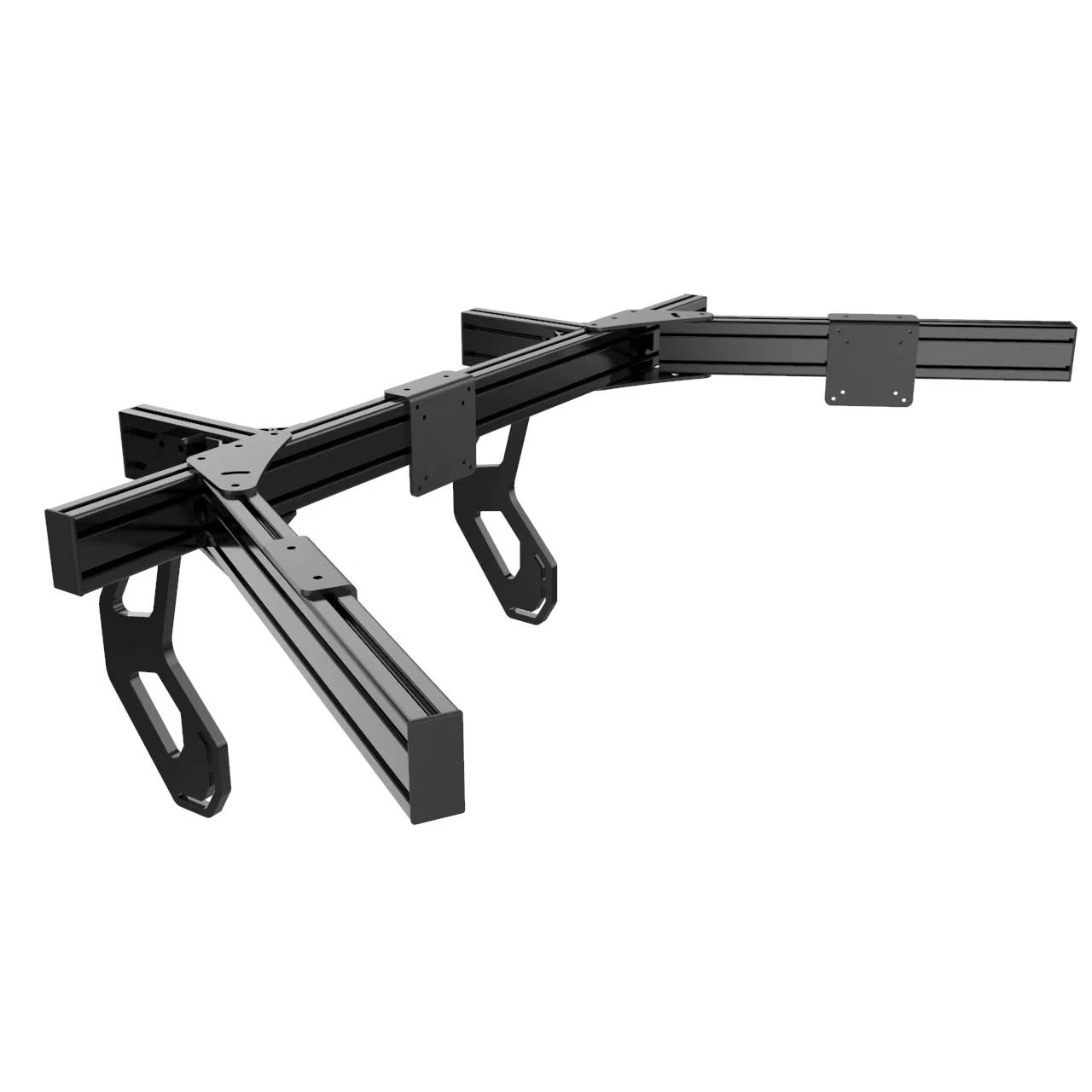 Top Sim Racing Simulator Cockpit Single Screen Mount Triple Arm Stands Bodenhalterung Mehrere TV-Bildschirme Aufhänger Monitorständer