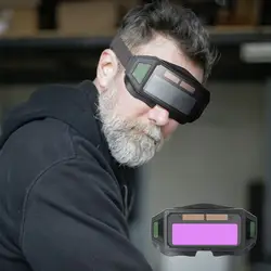 Gafas de soldadura panorámicas con atenuación automática y protección de luz fuerte, gafas de protección antiojos, máscaras de soldadura