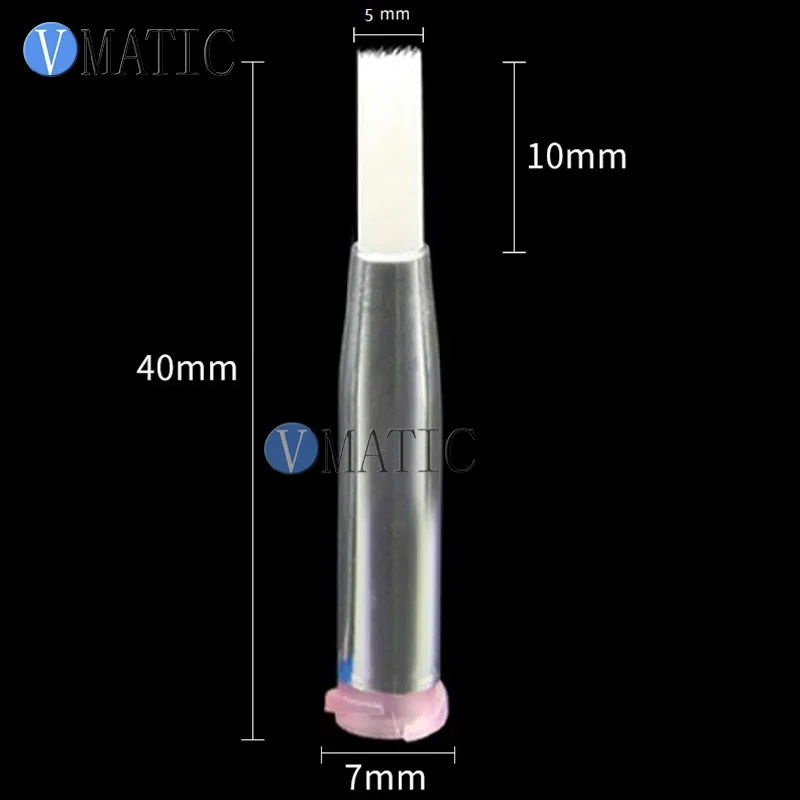 ‌20G 5mm Soft Brush Dispensing Tip | Round Mouth Needle for Crafts/Electronics (Non-Scratch + Leakproof) Free Shipping‌
