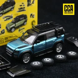 CCA Simulation 1/43 Land Rover Defender 110 Alloy Car Model Children Boy Diecast toy Vehicle Gift home decor miniature voiture