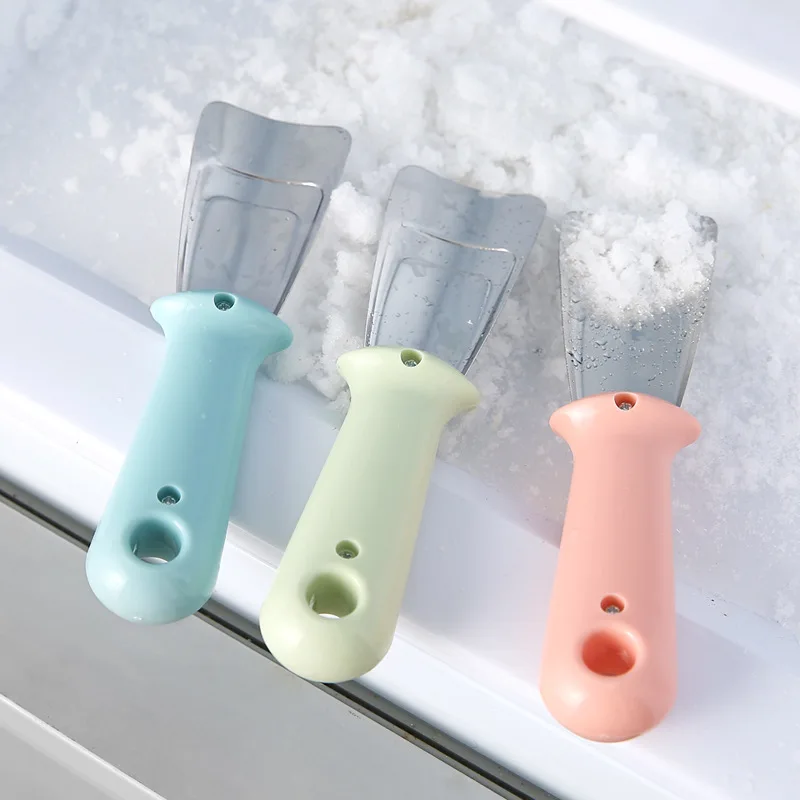 Fridge Ice Scraper Household New Defrosting Ices Removal Kitchen Freezer Deicers Stainless Steel Household Deicing Shovel Deicer