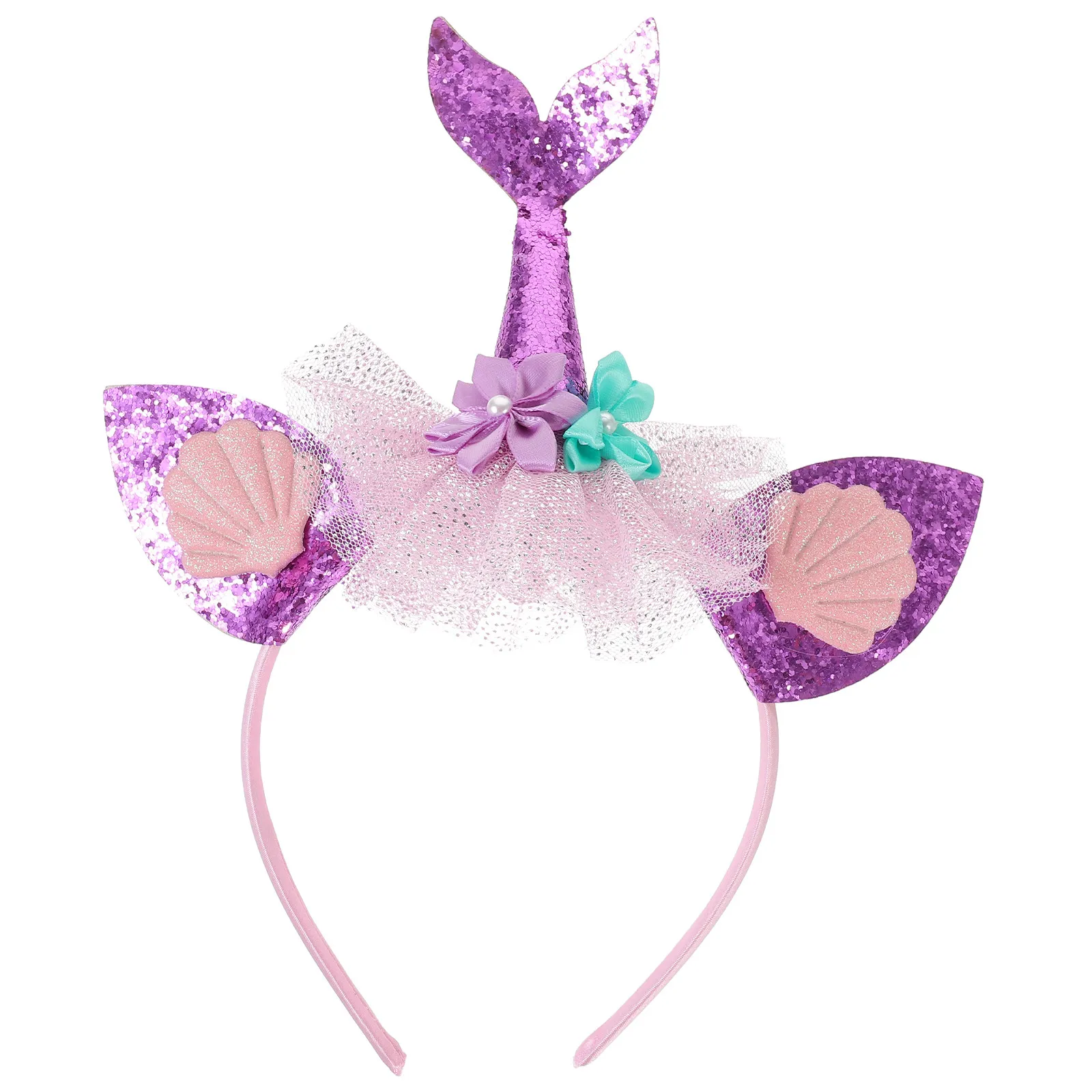 Headband Cute Little Girl Headband Lightweight Hair Accessories for Party Costume Party Mermaid Hair Accessories