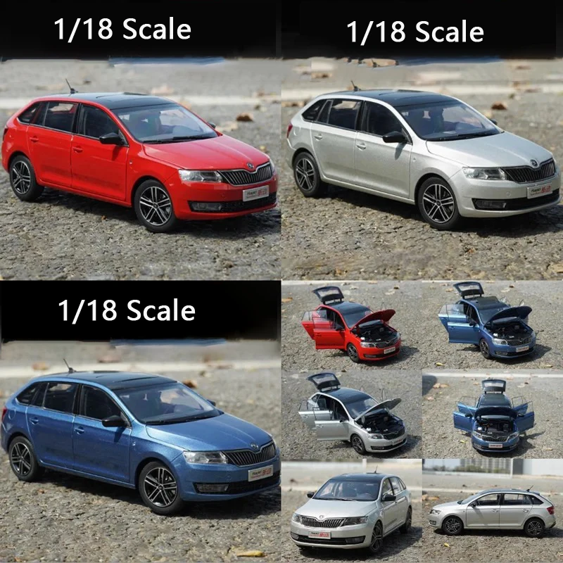 

Original Diecast Alloy 1/18 Scale Shanghai VW Rapid Spaceback Car Model Adult Classic Collection Static Display Boy Toy