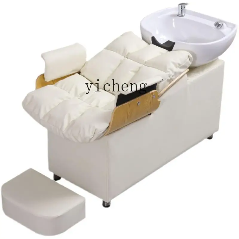 

Zc Shampoo Chair Head Massage Lying Half Cosmetology Shop for Hair Salon