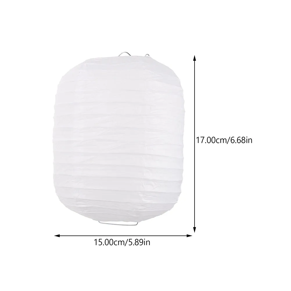 2Pcs Paper Lantern Folding Decorative Hanging Lanterns Party Wedding Festival White Paper Lanterns Lightweight Foldable Party