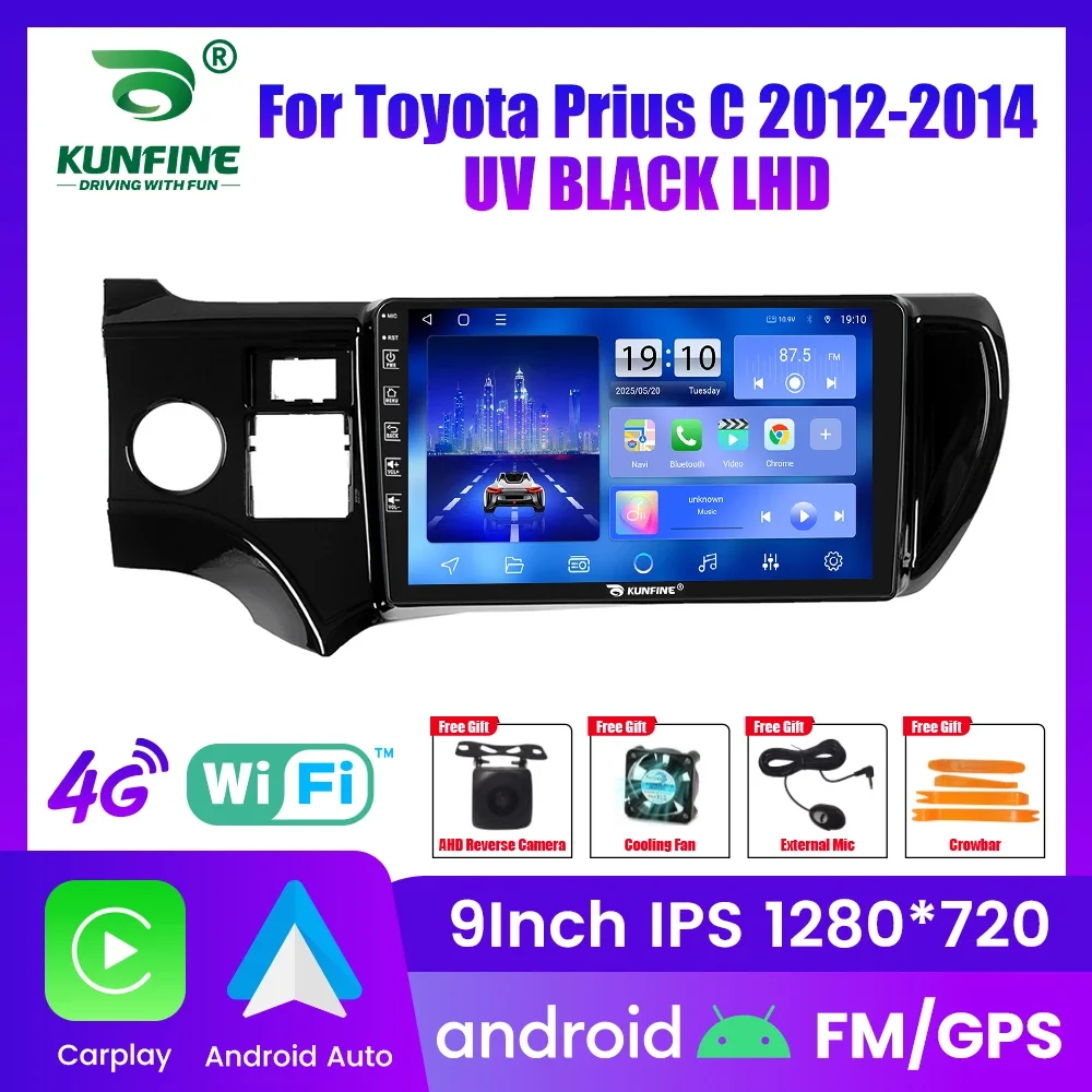 

Автомагнитола Android для Toyota Prius C 2012-2014, 2DIN, 8-ядерный процессор, GPS-навигация, IPS-экран, поддержка CarPlay и Android Auto