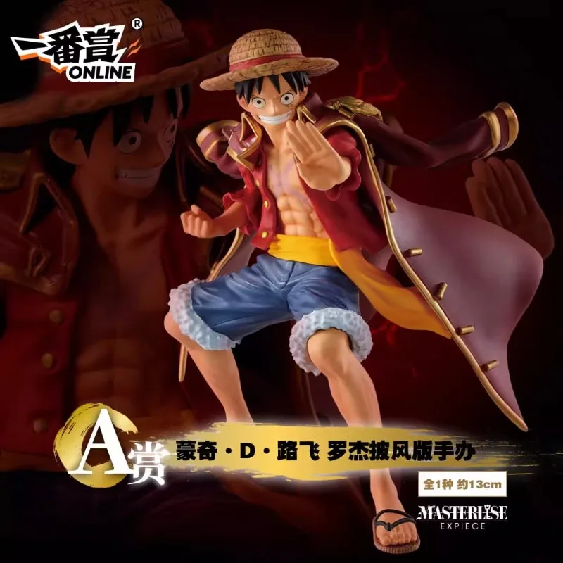 Bandai Original Anime One Piece Ichiban Kuji Edward Newgate Luffy Shanks Buggy Marco Kozuki Oden Roger Ace  Action Figure Toy