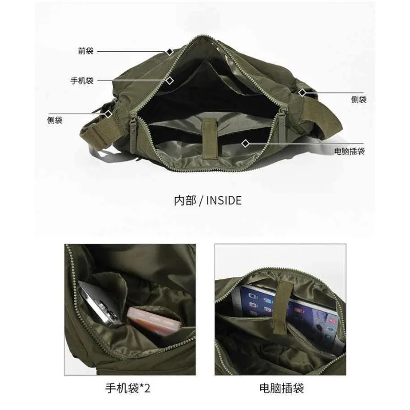 

Leisure shoulder bag, single shoulder bag, large capacity computer bag, multi pocket sports shoulder bag
