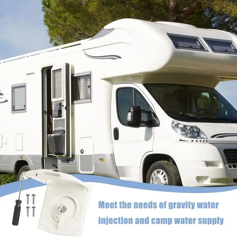 

RV Water Inlet Replacement Leak-Proof RV Water Connection Fittings Modification Port Connector For Trailer Maintenance Tank