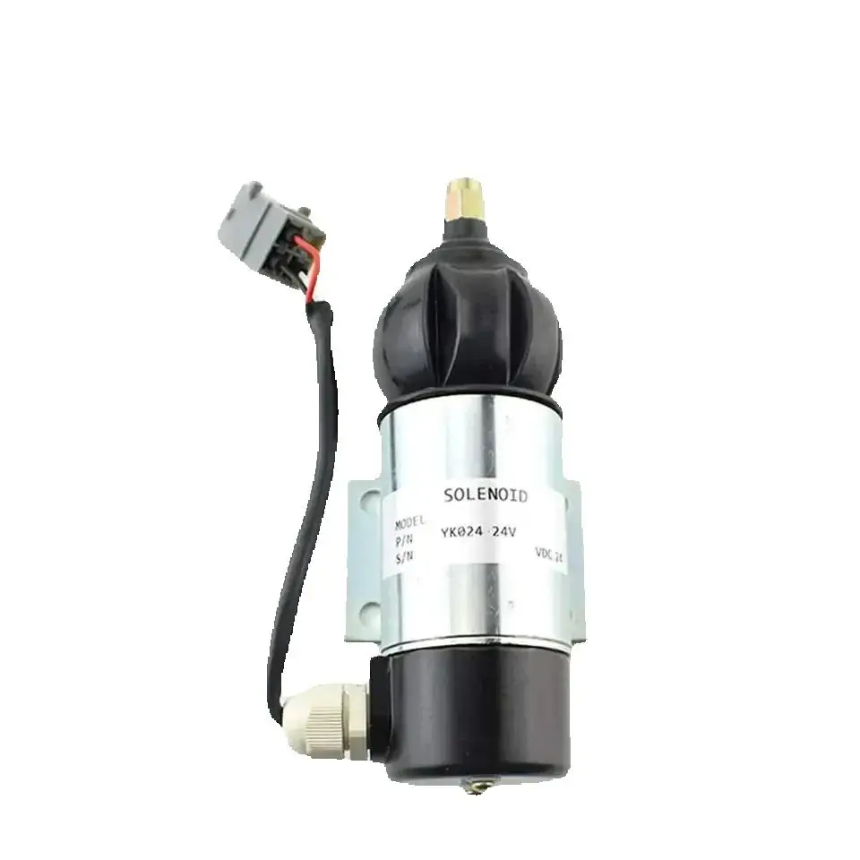 

1pc 24V Fuel Shutoff Solenoid Valve 872825 873754 1830592 872458 881969 OE52318 for Perkins 2006 3008 3012 Series forVolvo Penta