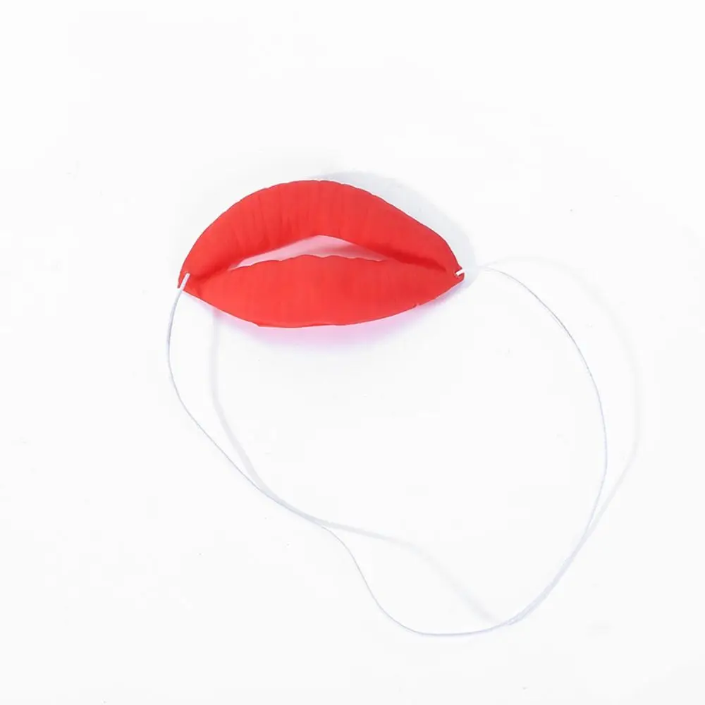 Creative Thick Big Mouth Lips Props Prank Items Funny Big Lips Prank Toys Costume Parties Sausage Mouth Decor April Fool's Day