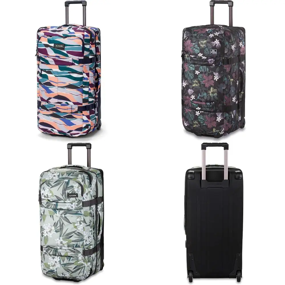 Bolsa de viaje grande con rodillo dividido de 110 L: diseño de horizonte nocturno, perfecta para amantes de la aventura