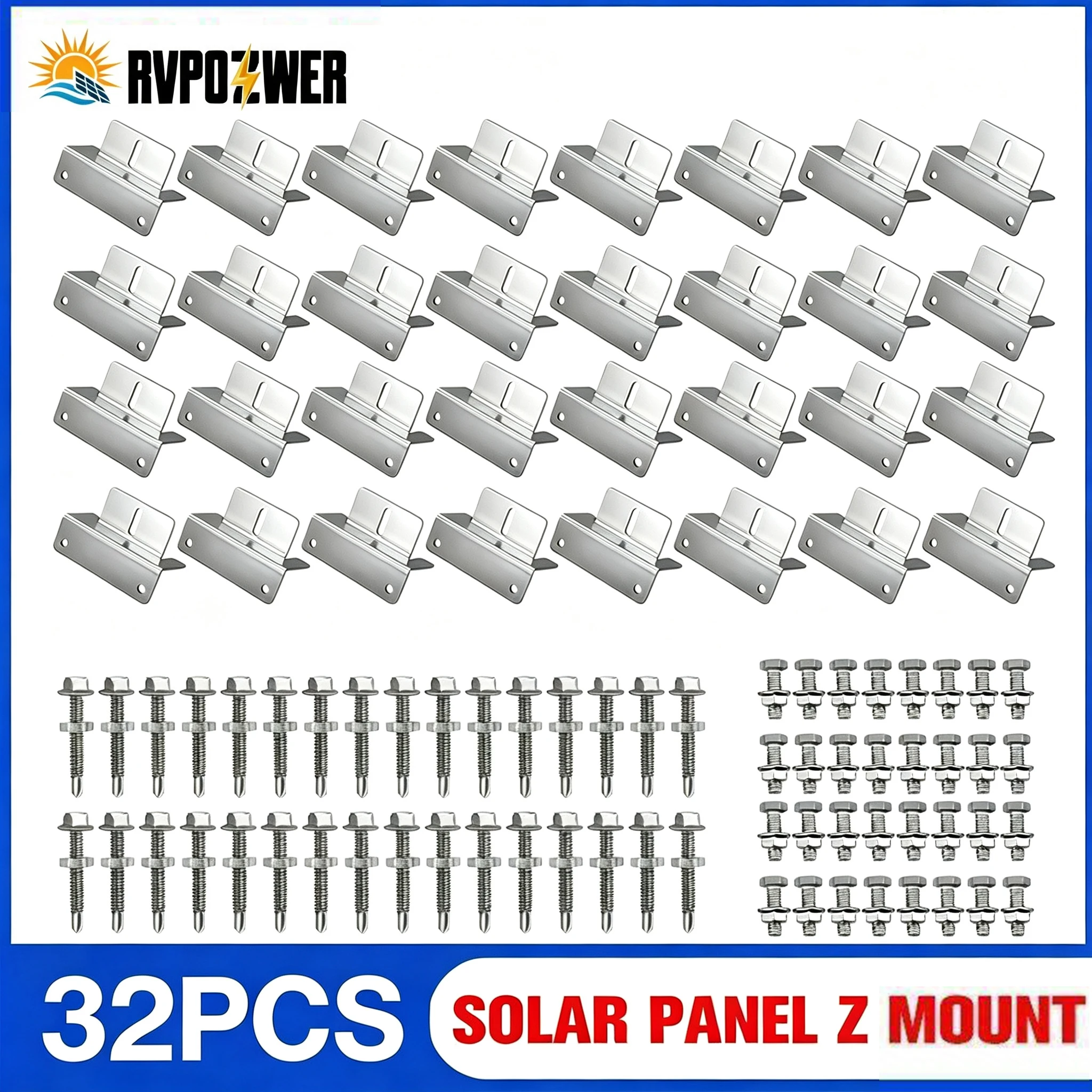 Off Grid Solar Kit - RVPOZWER Uchwyty montażowe do paneli solarnych