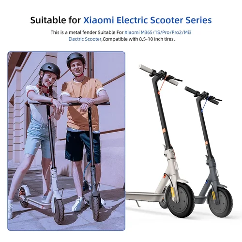 Imagen 2 del producto Guardabarros trasero de Metal ULIP para Xiaomi M365 Pro Pro2 1S Lite Mi 3, protector de rueda trasera para patinete eléctrico, accesorios para monopatín