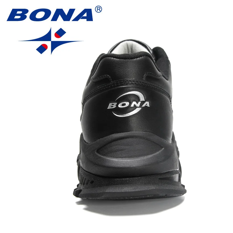 BONA 2023 New Designers High Quality Sport Shoes Men Sneakers Walking Shoes Man Breathable Running Shoes Lightweight Footwear