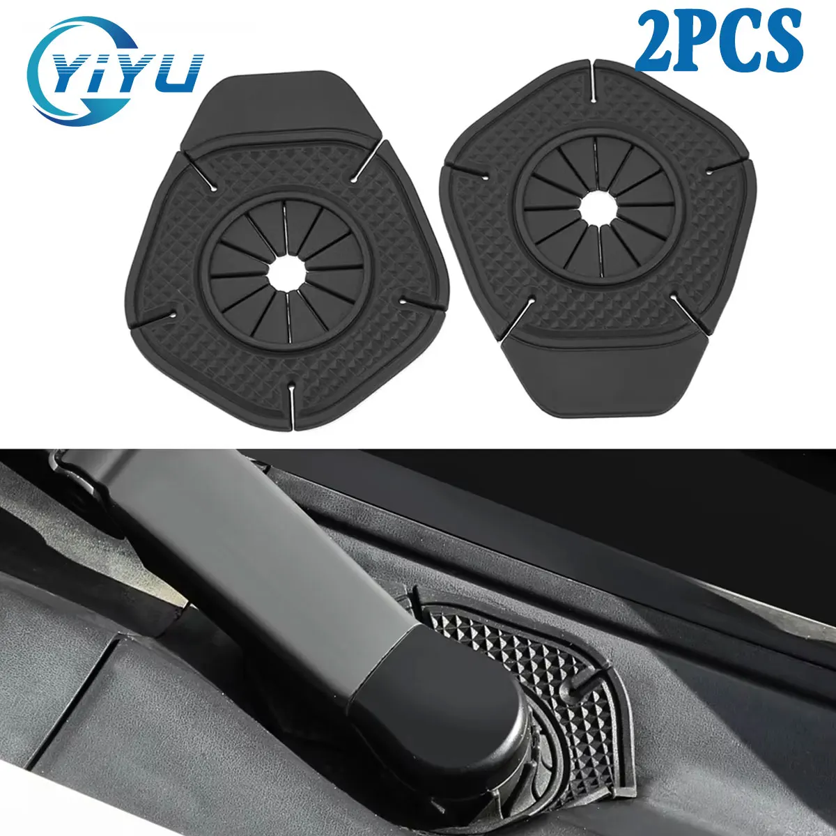 2 pçs limpador de pára-brisa do carro buraco capa protetora à prova de poeira manga inferior folhas prevenção de detritos capa acessórios