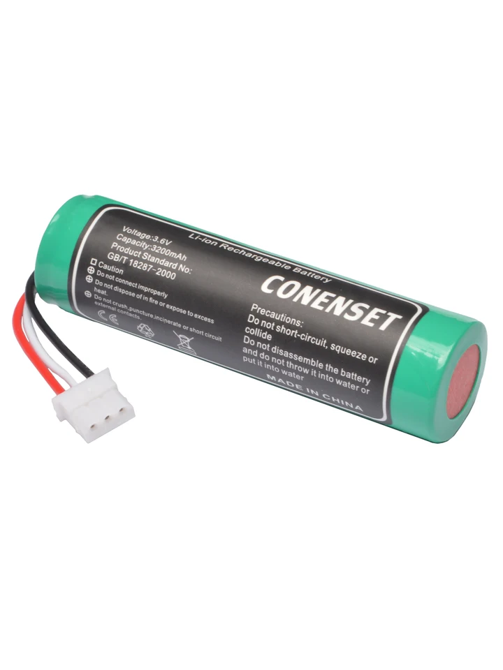 TECHTEK Batteria 2600mAh Per Petzl NAO/NAO+/NEO - Li-Ion 3.7V, Sostituisce ICR-35, Ricambio Frontali Petzl
