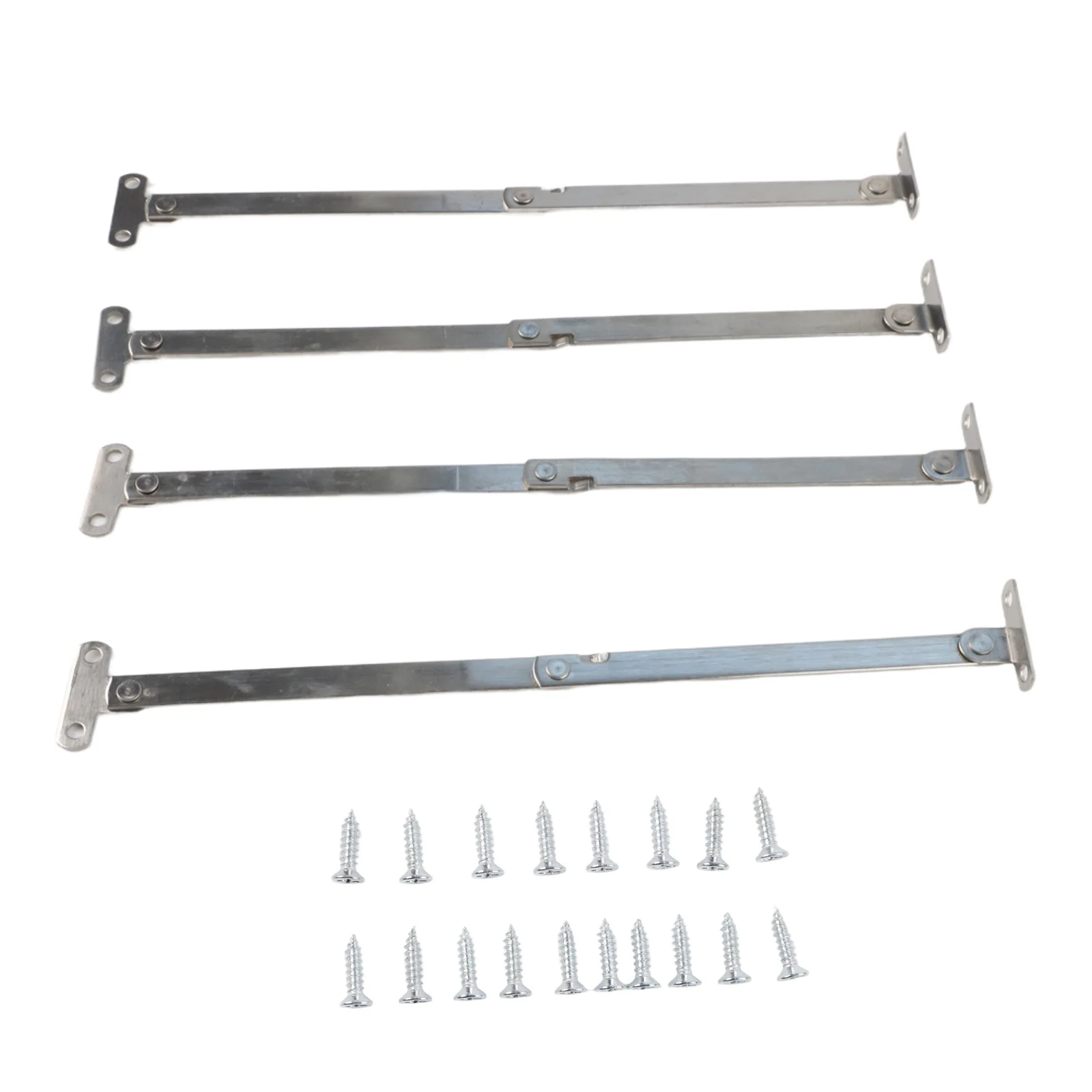 Cabinet Hinges Door Stay Stainless Steel Folding For Tatami Support Pull Rod 2PCS Activity Rod Cabinet Door  Cabinet