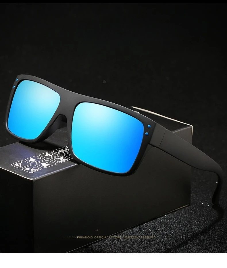 Two-tone Polarized Sunglasses for Men Women UV400 Anti-glare Outdoor Sports Fishing Shades Custom Printed Frame Eyewear