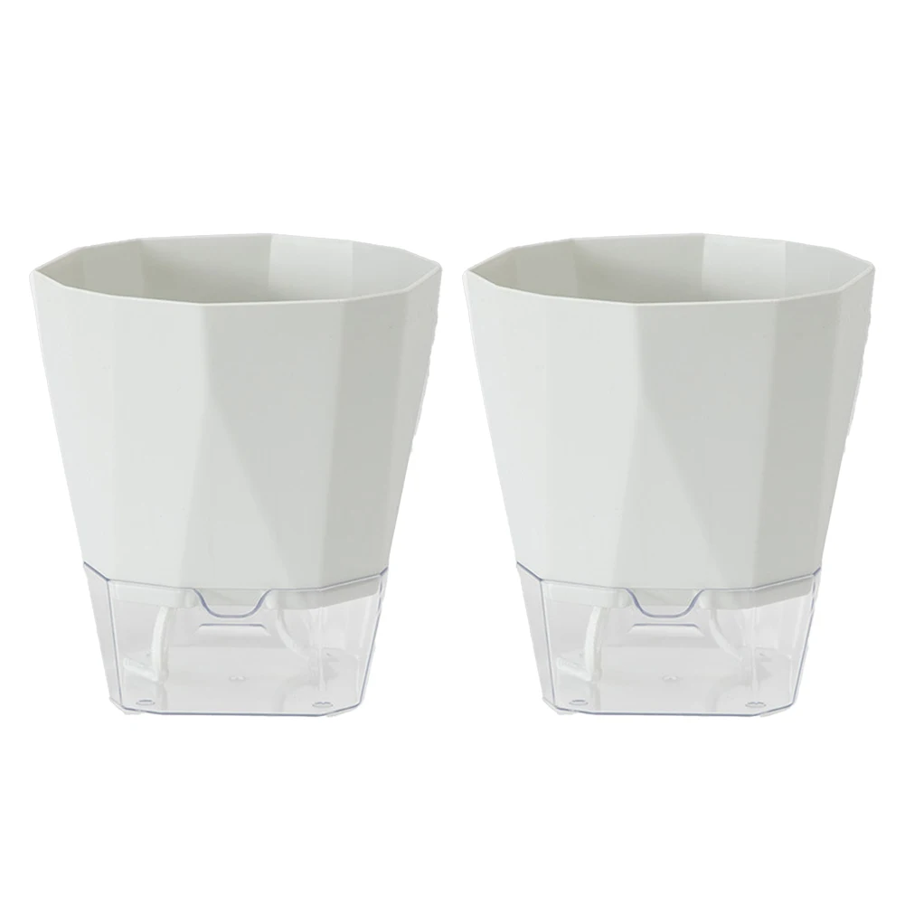 

Набор цветочных горшков с автоматической системой полива, кашпо для автоматического орошения, для ухода за растениями, из прочного пластика