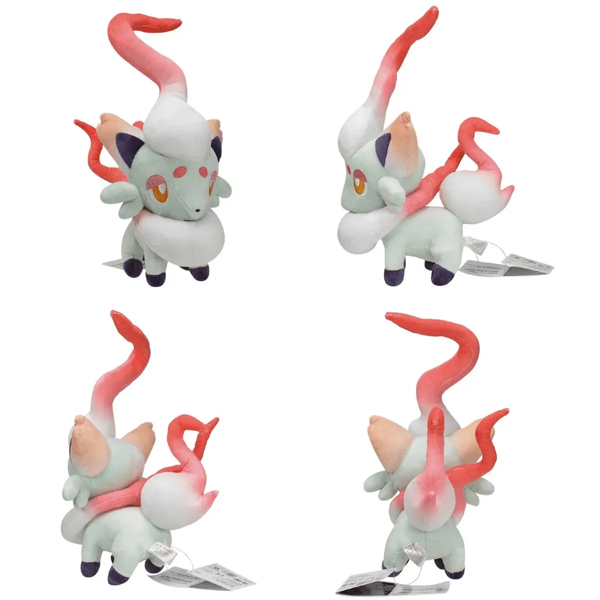 4 أنماط البوكيمون أفخم دمية لعبة زوروا Hisuian Zorua شخصية كرتونية أنيمي صورة عطلة وهدايا عيد الميلاد للأطفال