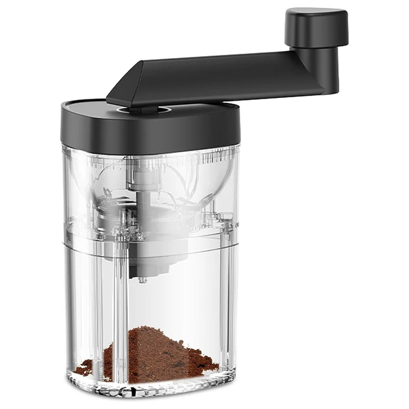 Manual Coffee Grinder, Cone Mill Suitable for Coffee Beans and Spices, Adjustable Espresso Grinder 25G Hopper