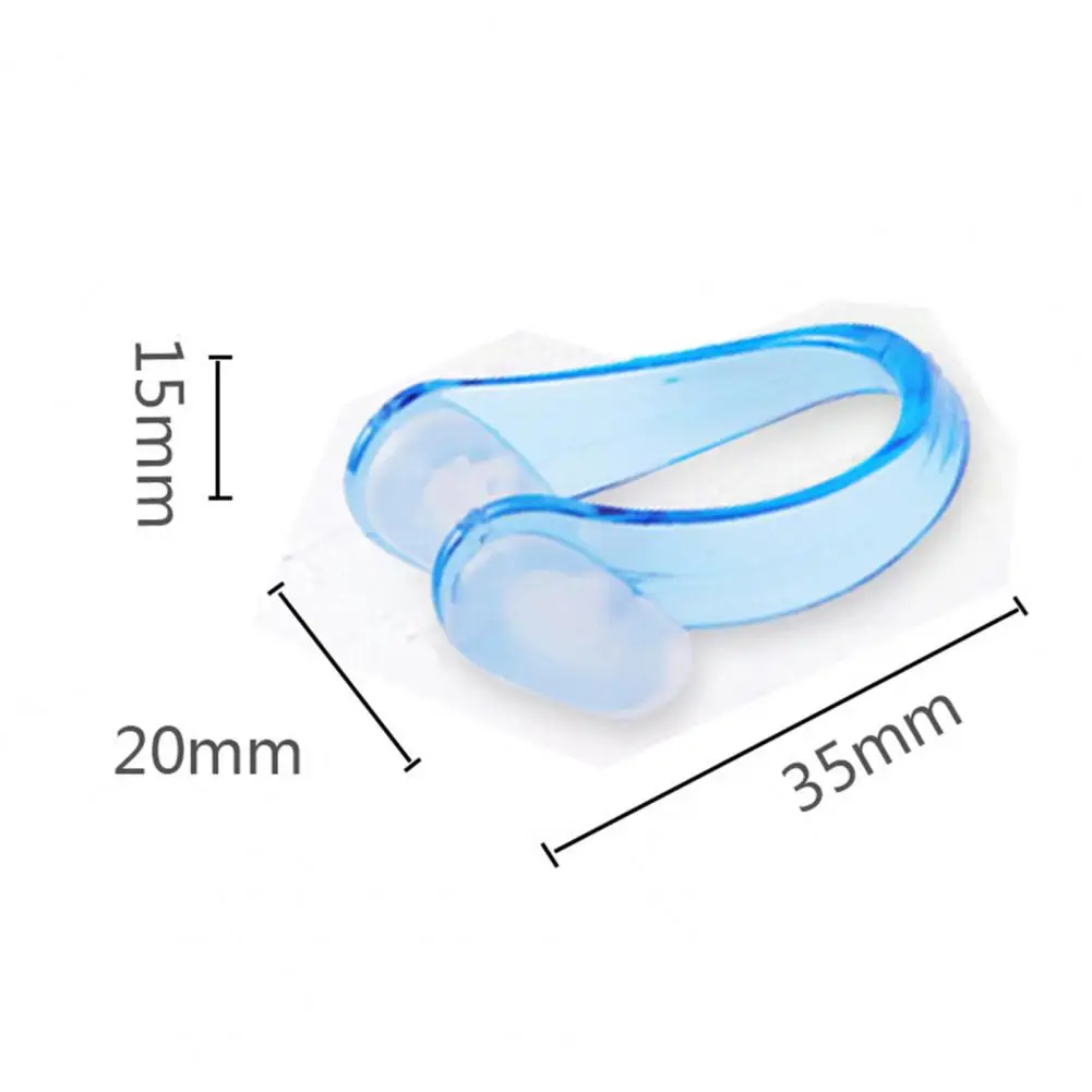 Water-resistant Nose Clips 2/6 Pcs Swimming Nose Clips Set Waterproof Reusable Silica Gel Nose Plugs Surfing Swimming for Kids