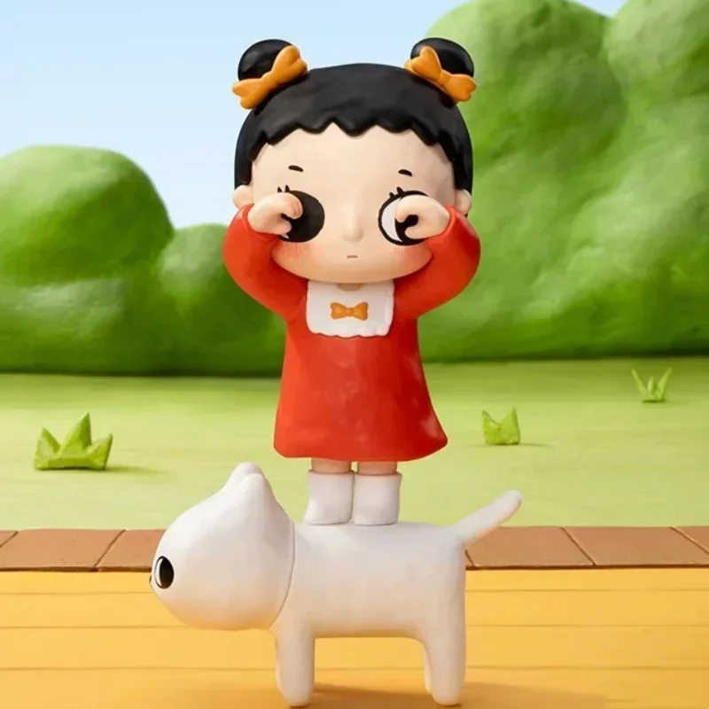 POPMART Nyota Chibi Maruko Chan Serie Blindbox-Spielzeug Überraschungstüte Kawaii Anime Actionfigur Cartoon-Modell Heimdekoration