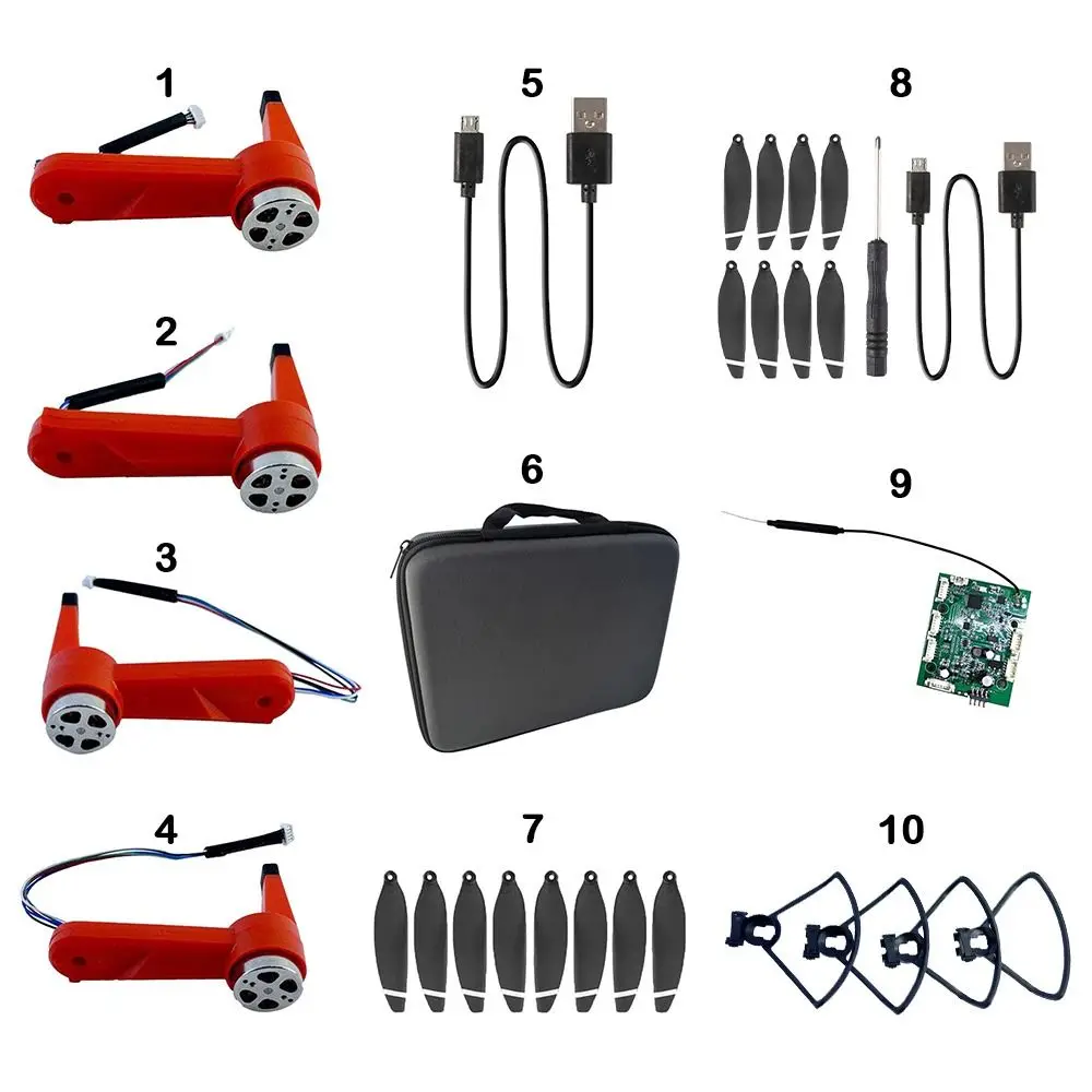 New L900 PRO Remote Control Fan Replacement Plastic Blade Receiver Plate Machine Complete Set of Accessories