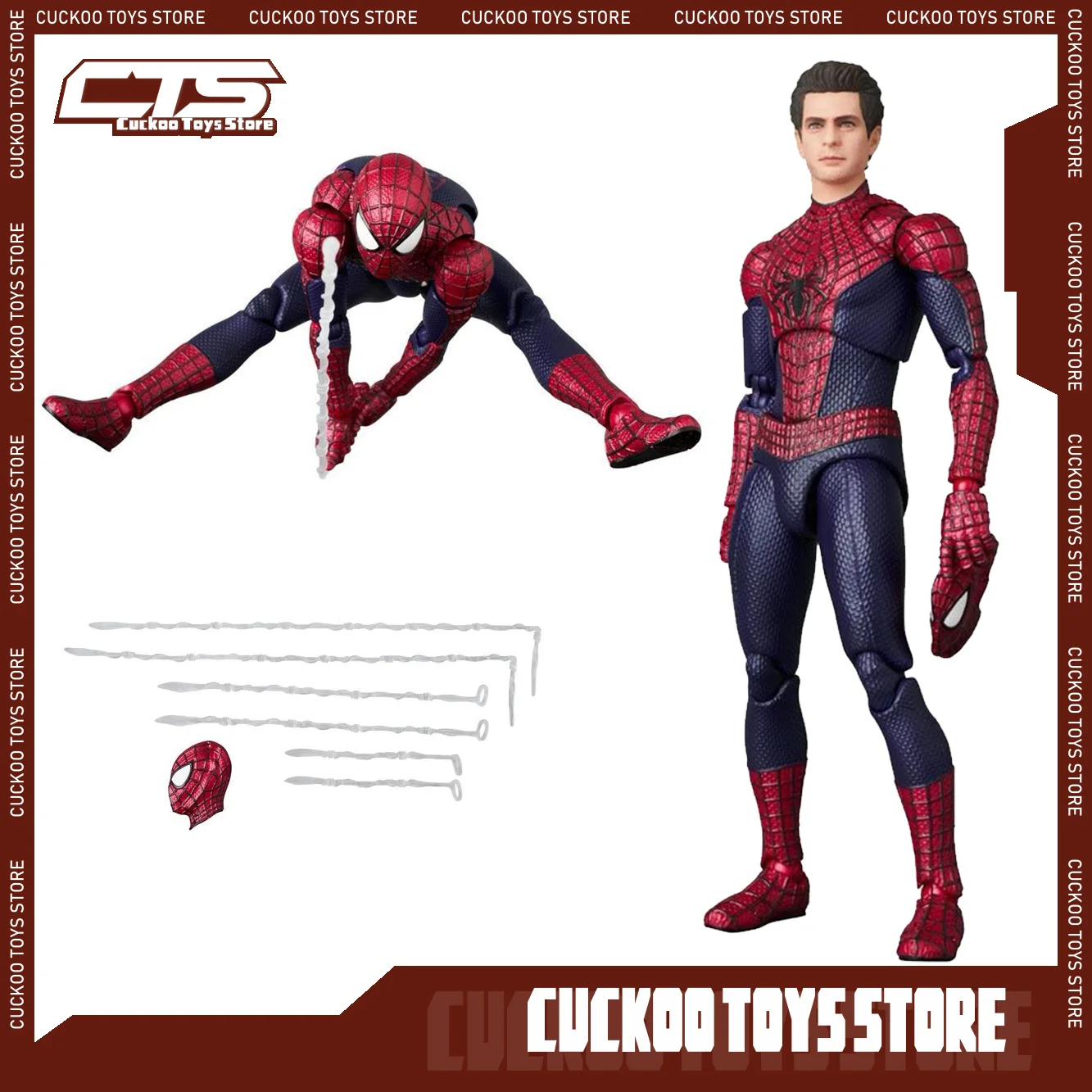 In Stock New Mafex No.248 The Amazing Spider-Man 2 Action Figure