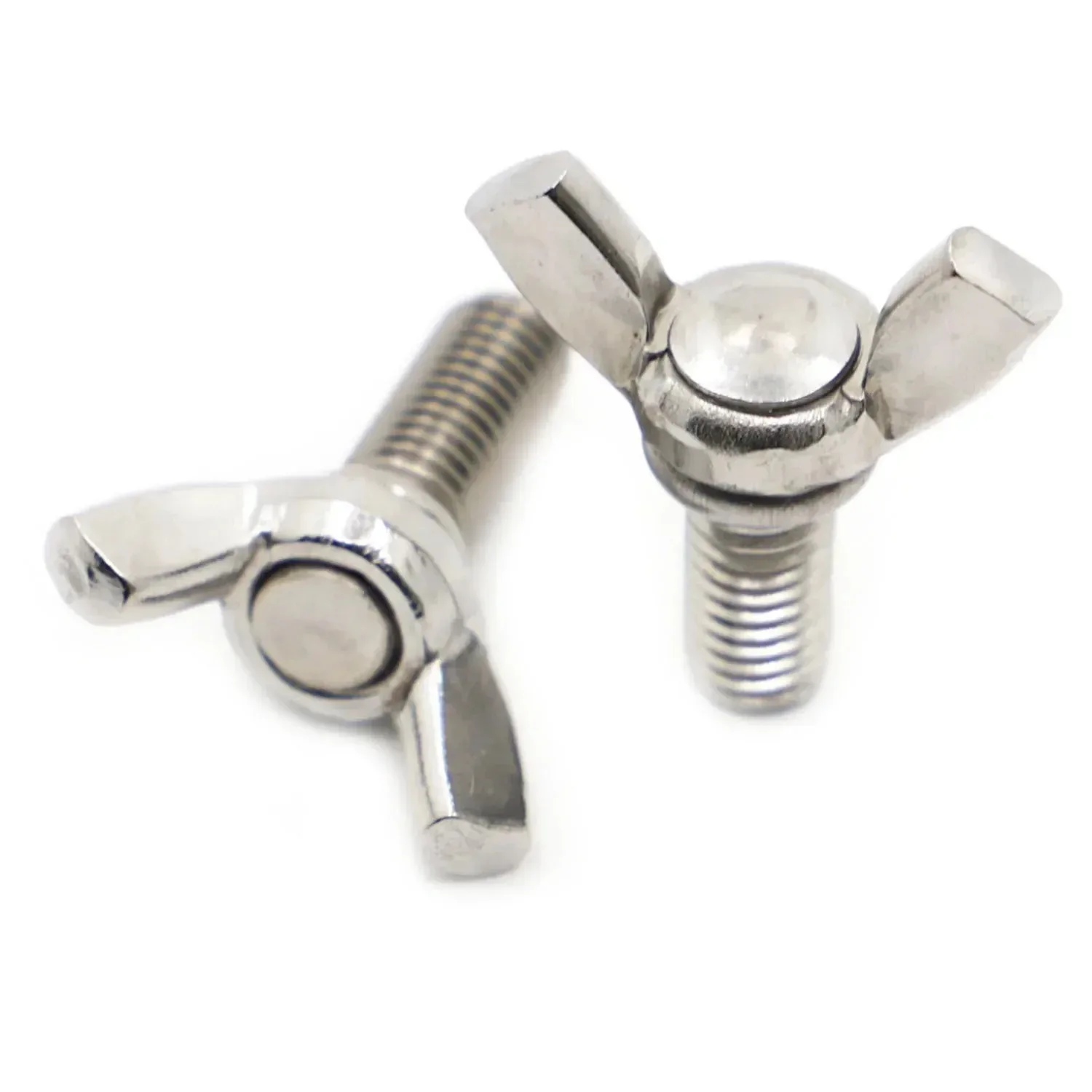5pcs/lot Butterfly Wing Bolts M3 M4 M5 M6 M8 M10 M12 Hand Tighting Wing Head Thumb Screws 304 Stainless Steel DIN316 L: 6-100mm