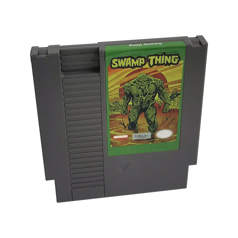 Pântano coisa 72 pino 8 bit cartucho de cartão de jogo para nes