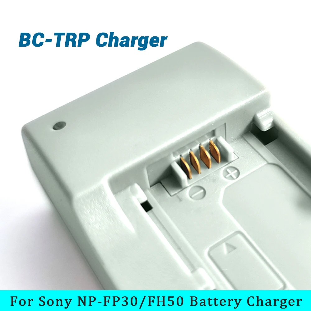 BC-TRP Camera Battery Charger for Sony NP-FP30,FP50,FP51,FP60,FP70,FP71,FP90,FH30,FH40,FH50,FH60,FV50,FV70,FH100 Lithium Battery