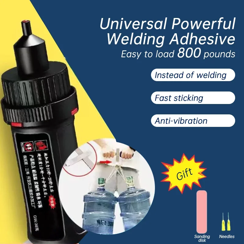 Pegamento superfuerte para soldadura de plástico, pegamento Universal aceitoso multifuncional para reparación de joyas, madera, Metal, vidrio y