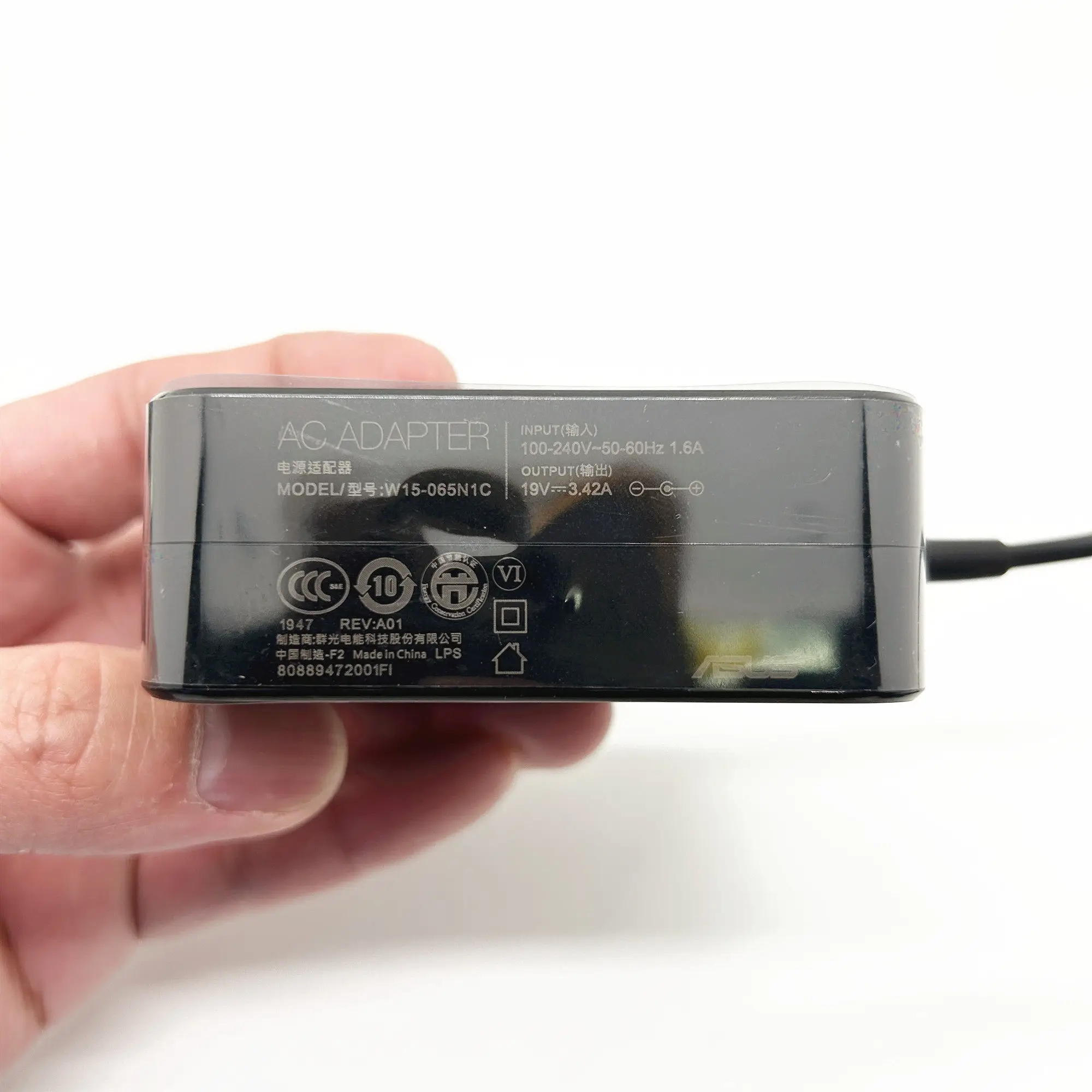 65W power adapter 19V3.42A compatible for ASUS X550L X550C X550V Y481C A450C