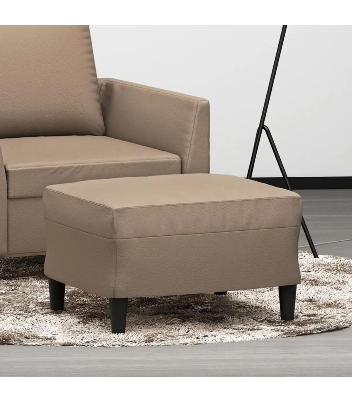 60x50x41 cm synthetic leather footrest Ottomans