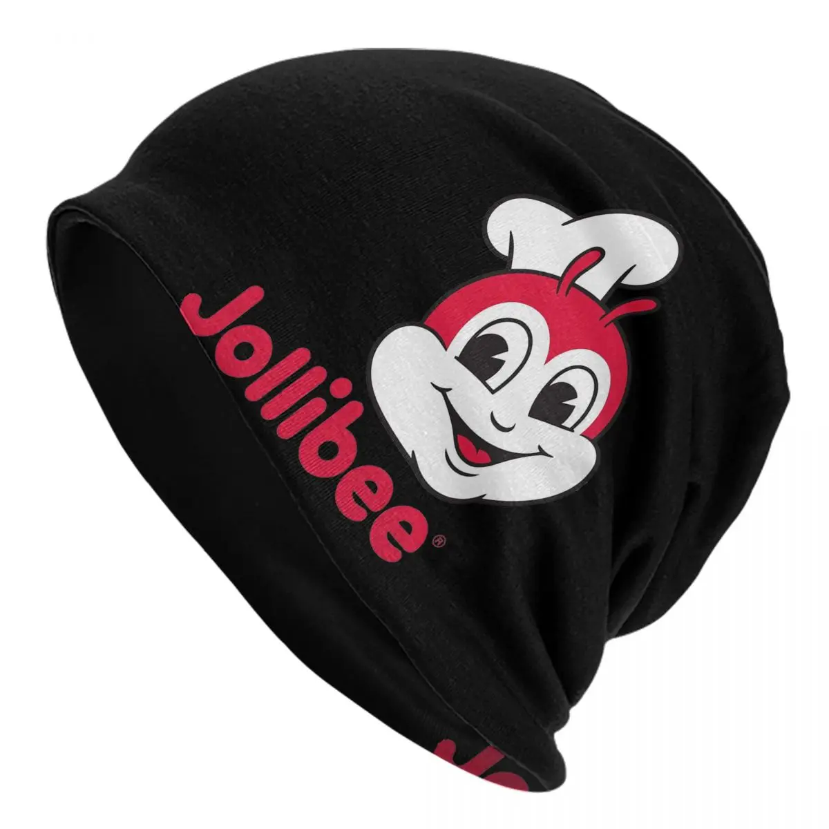 Retro Jollibee Warm Knitted Cap Fashion Bonnet Hat Autumn Winter Outdoor Beanies Hats for Unisex Adult