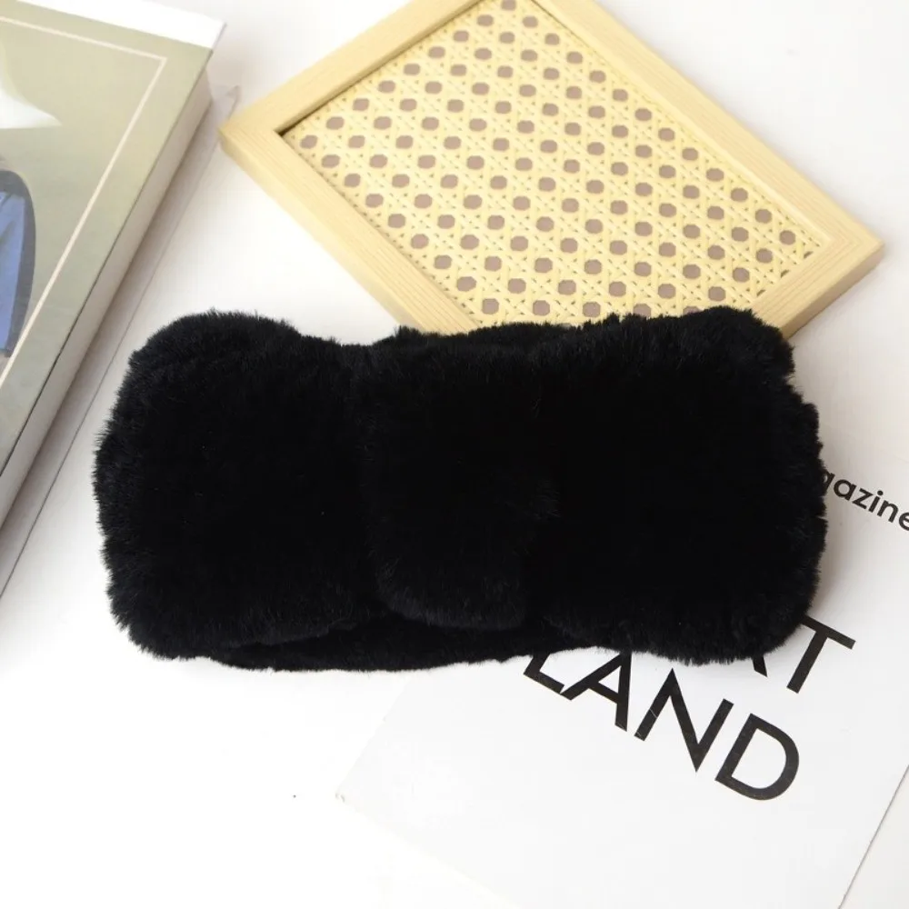 

Fashion Rabbit Fur Elastic Headband Windproof Multi-purpose Warm Scarf Cold Proof Hood Winter