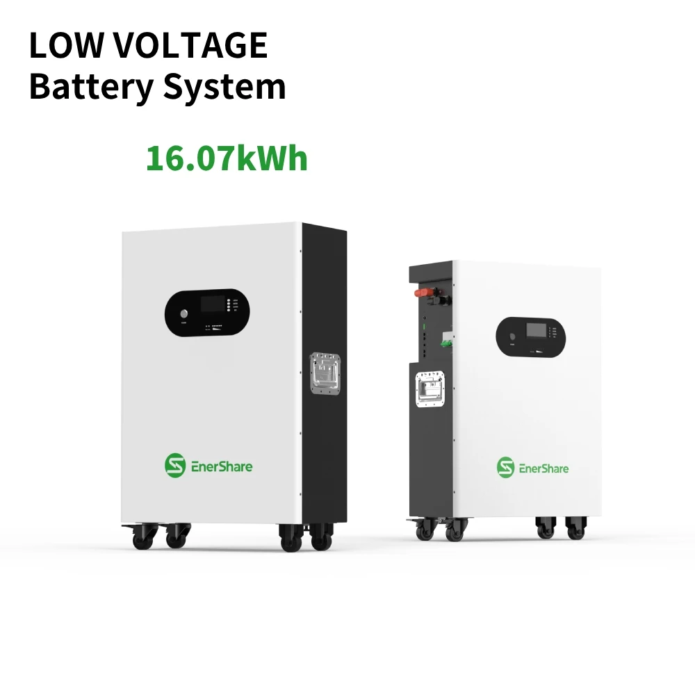 

Enershare Солнечная аккумуляторная батарея 51,2 В 100 Ач 16 кВтч литиевая батарея Lifepo4 Power Настенная домашняя система хранения аккумуляторов