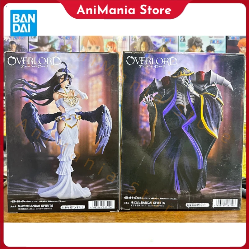 

In Stock Original Banpresto Overlord Ainz Ooal Gown Albedo PVC Anime Figures Action Figure Model Toys