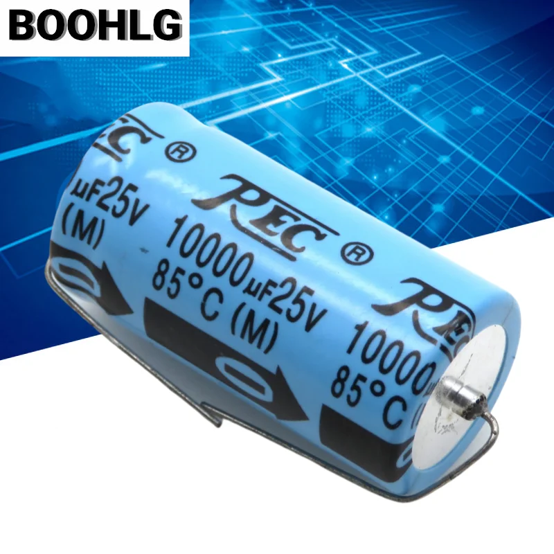 2PCS 25v 10000uf 22X43MM Axial Polarized Filter Electrolytic Capacitor 35v 10000uf 25X54MM