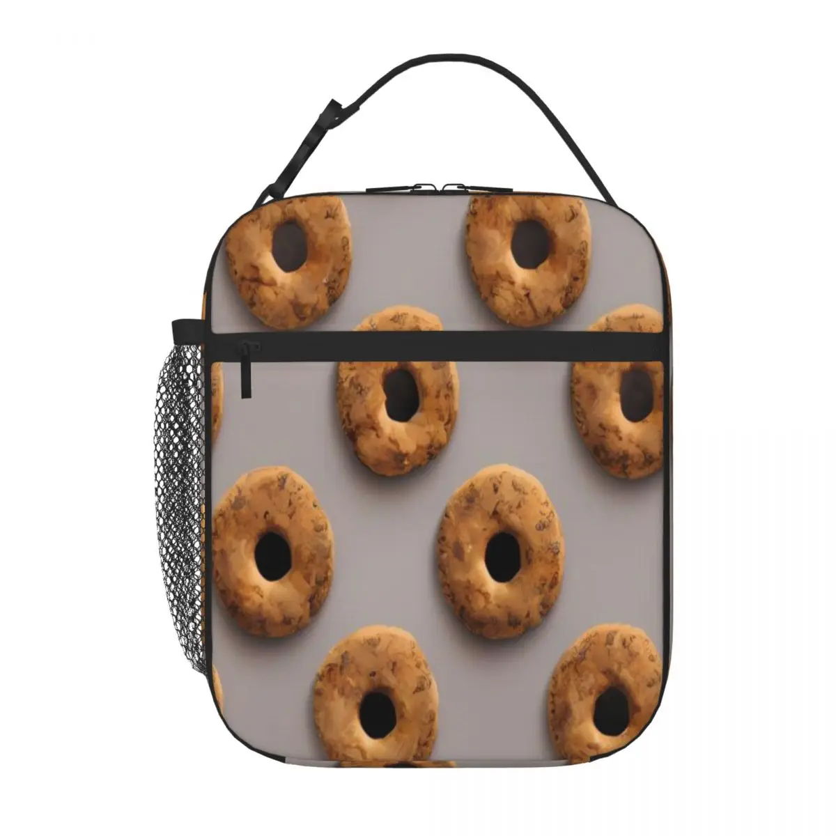 Hot Sale Just Delicious 21 Three Compartment Insulated Snack Tote Middle School Neoprene Lunch Bag