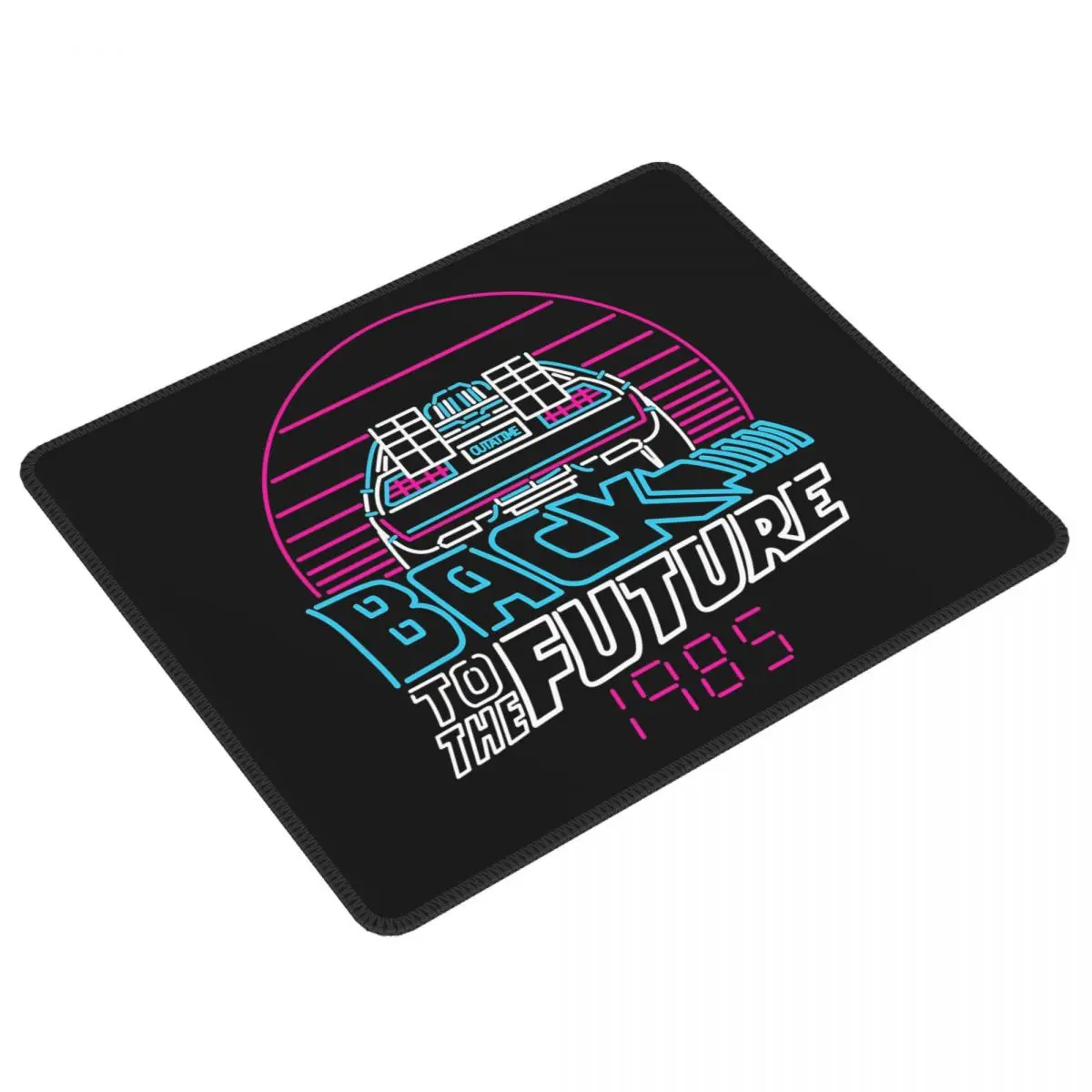 Back To The Future 80s Delorean Future 1985 Mouse Pad Computer Keyboard Mouse Mat Gaming PC Desk Mat Office Table Mats